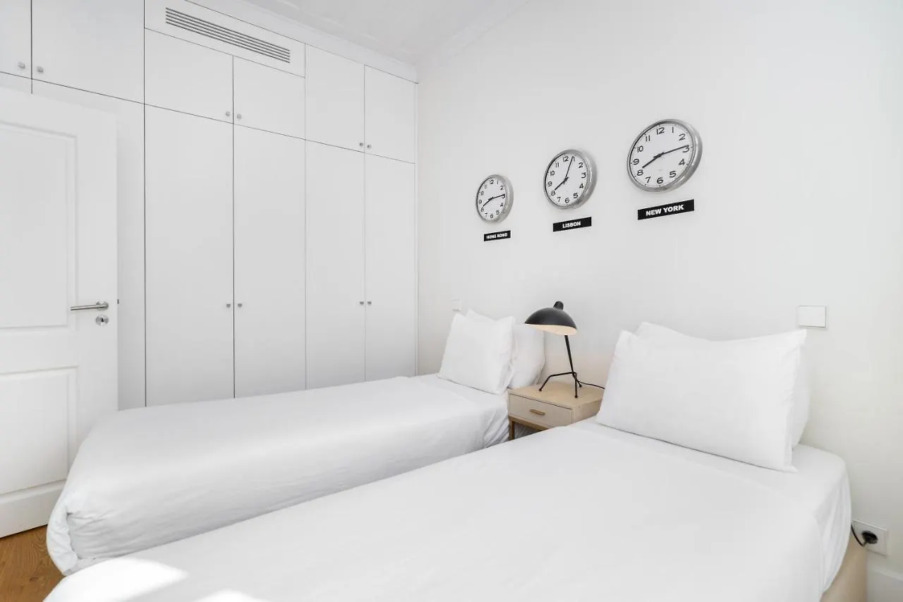 アパート Whome Restauradores Deluxe W/ Elevator & Ac Perfect For Families & Friends リスボン ポルトガル